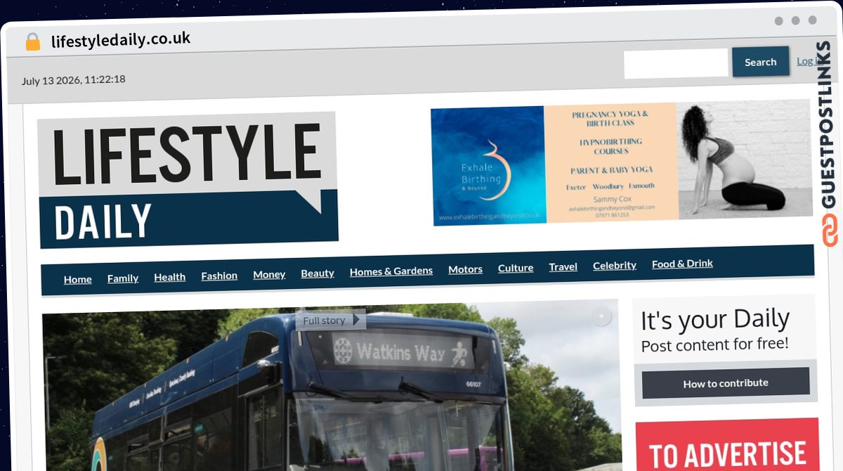 Publish Guest Post on lifestyledaily.co.uk