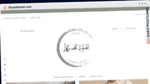 Publish Guest Post on lifewithheidi.com