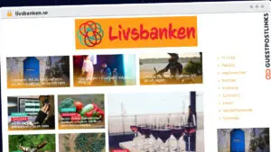 Publish Guest Post on livsbanken.se