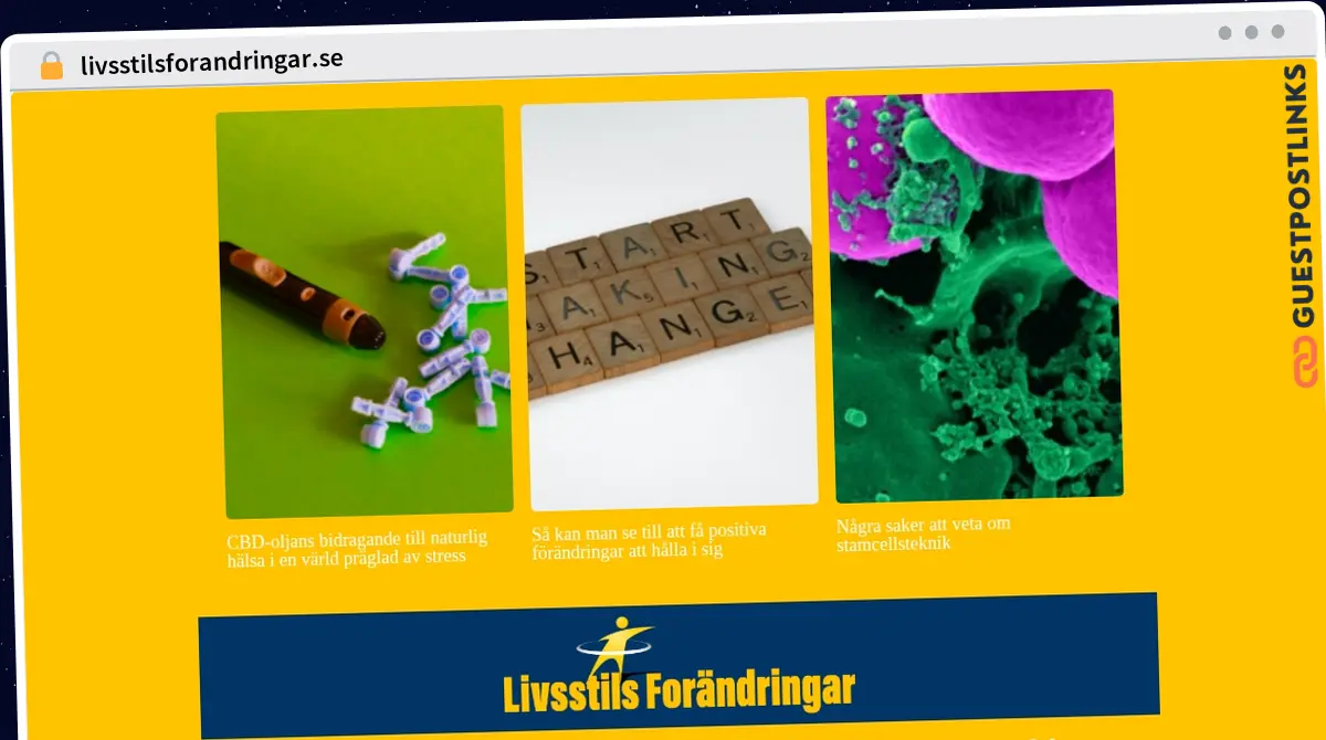 Publish Guest Post on livsstilsforandringar.se