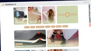 Publish Guest Post on lokalidrott.se