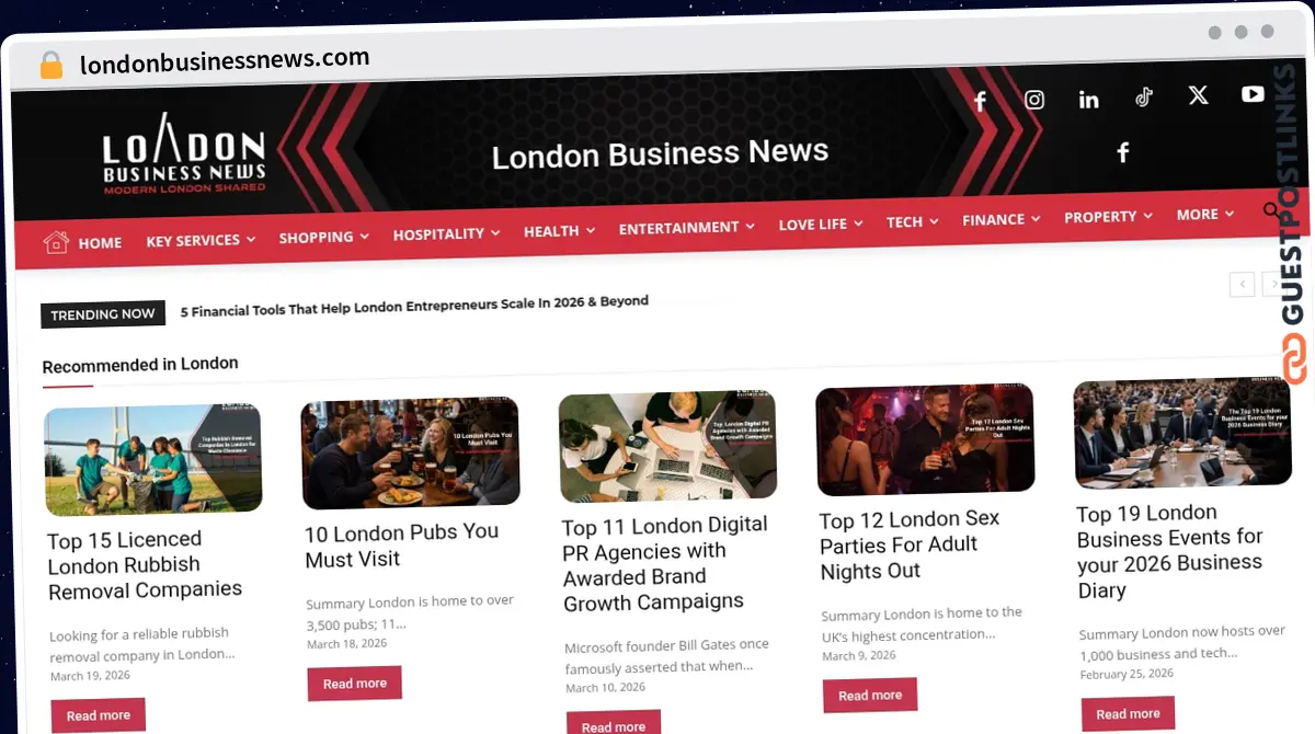 Publish Guest Post on londonbusinessnews.com