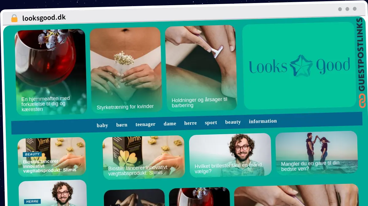 Publish Guest Post on looksgood.dk