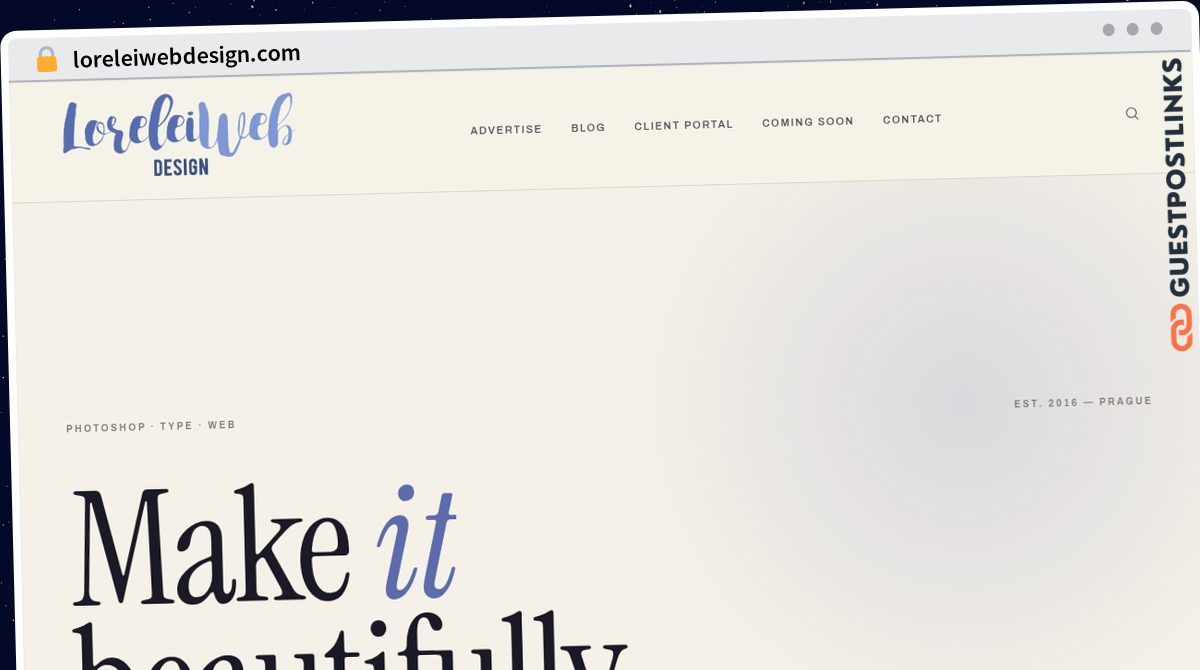 Publish Guest Post on loreleiwebdesign.com