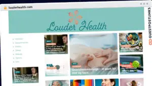 Publish Guest Post on louderhealth.com