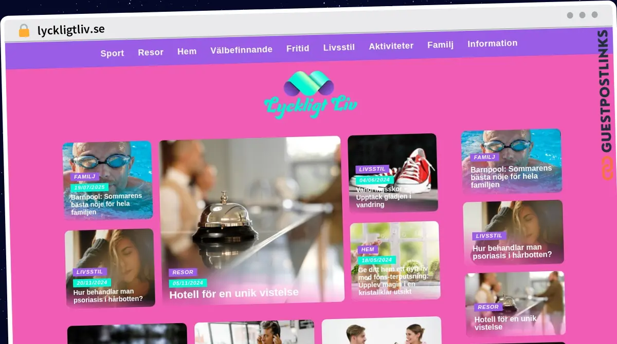 Publish Guest Post on lyckligtliv.se