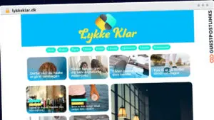 Publish Guest Post on lykkeklar.dk