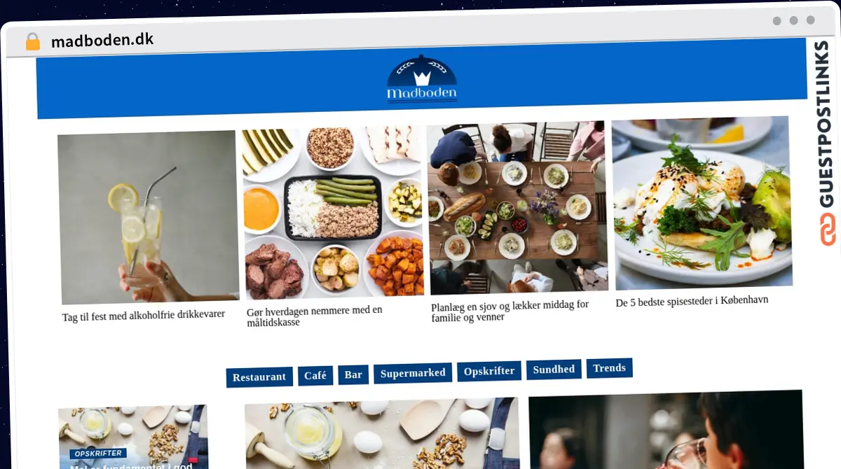 Publish Guest Post on madboden.dk