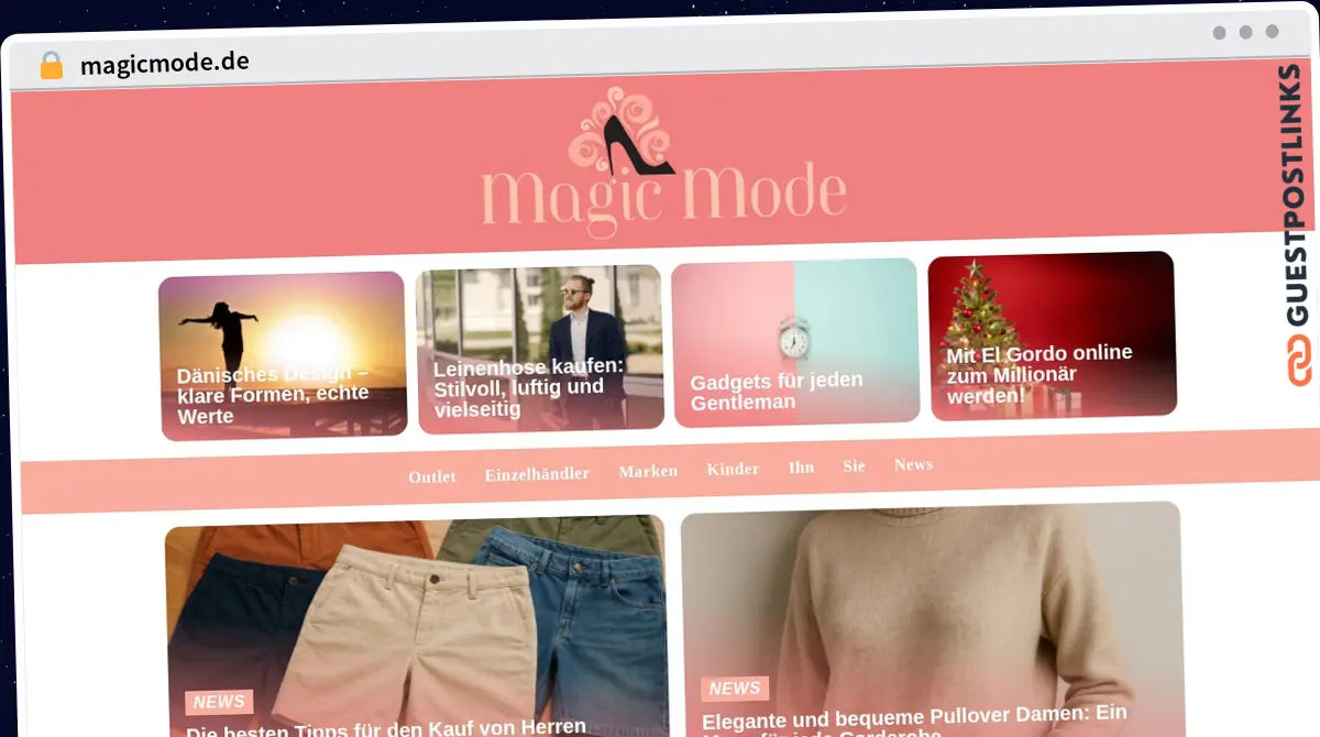 Publish Guest Post on magicmode.de