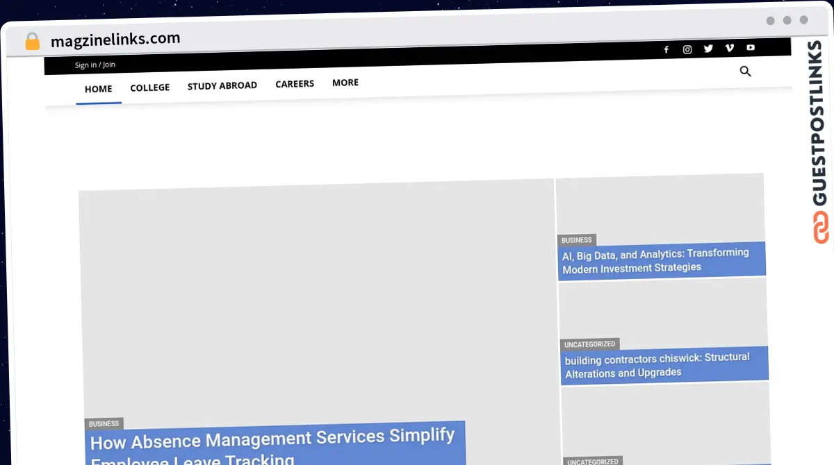 Publish Guest Post on magzinelinks.com