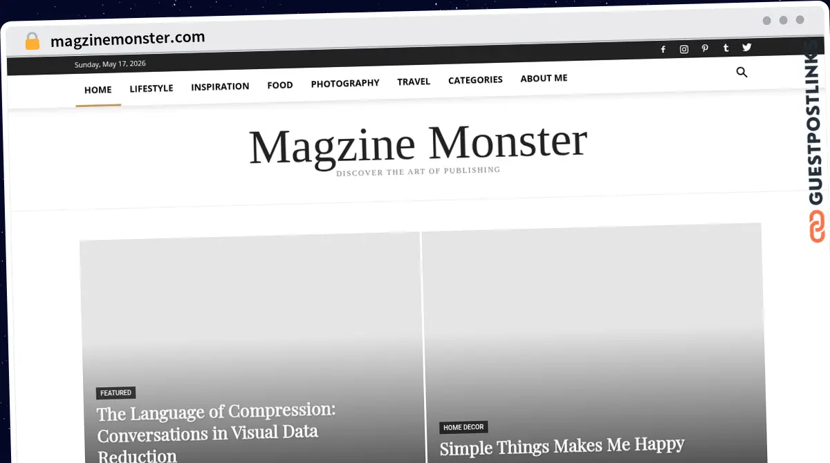 Publish Guest Post on magzinemonster.com