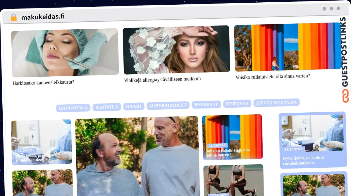 Publish Guest Post on makukeidas.fi