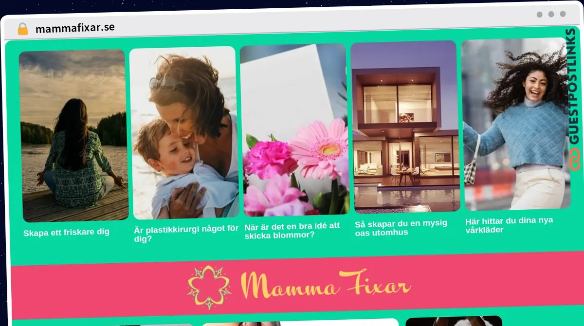 Publish Guest Post on mammafixar.se