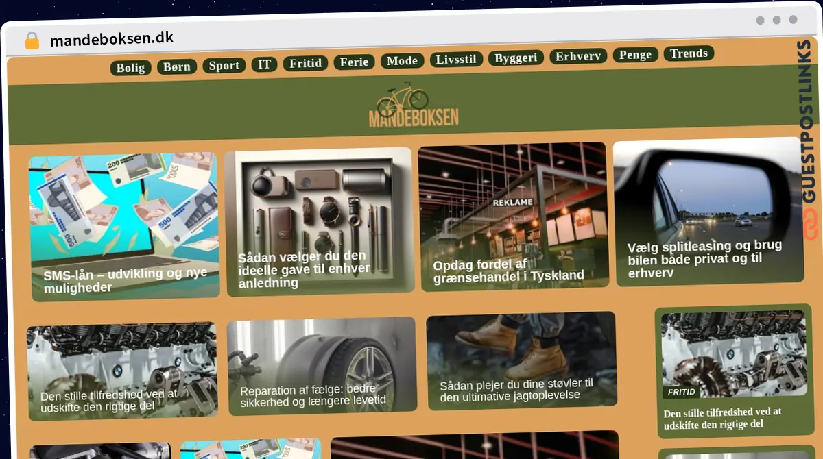 Publish Guest Post on mandeboksen.dk
