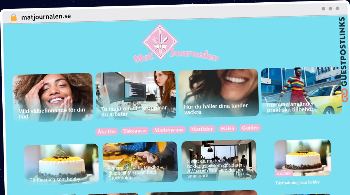 Publish Guest Post on matjournalen.se