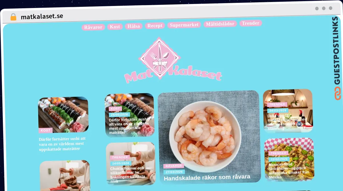 Publish Guest Post on matkalaset.se