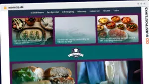 Publish Guest Post on menutip.dk