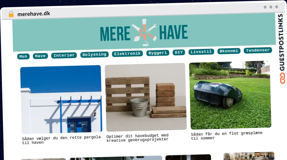 Publish Guest Post on merehave.dk