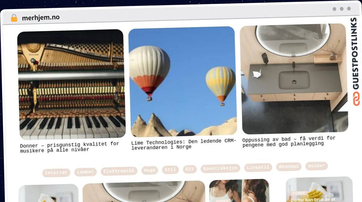 Publish Guest Post on merhjem.no