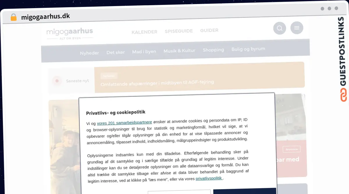 Publish Guest Post on migogaarhus.dk