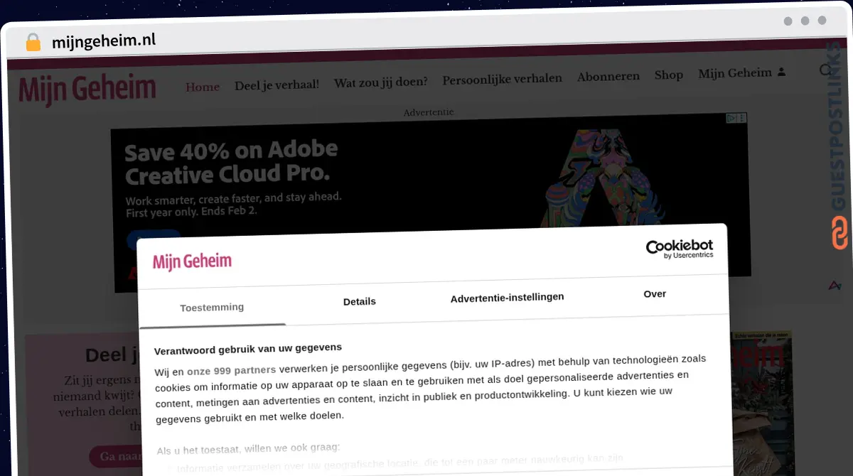 Publish Guest Post on mijngeheim.nl