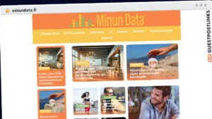 Publish Guest Post on minundata.fi