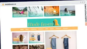 Publish Guest Post on modebasen.se