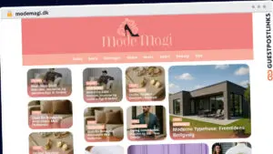 Publish Guest Post on modemagi.dk
