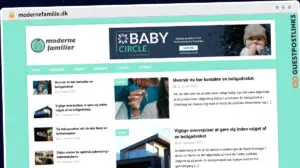 Publish Guest Post on modernefamilie.dk