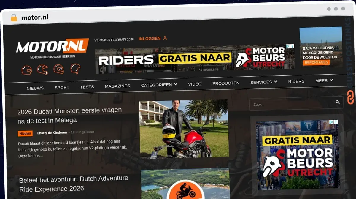 Publish Guest Post on motor.nl