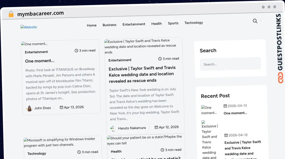 Publish Guest Post on mymbacareer.com