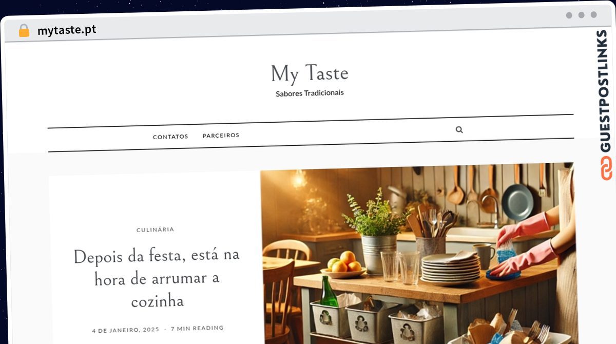 Publish Guest Post on mytaste.pt