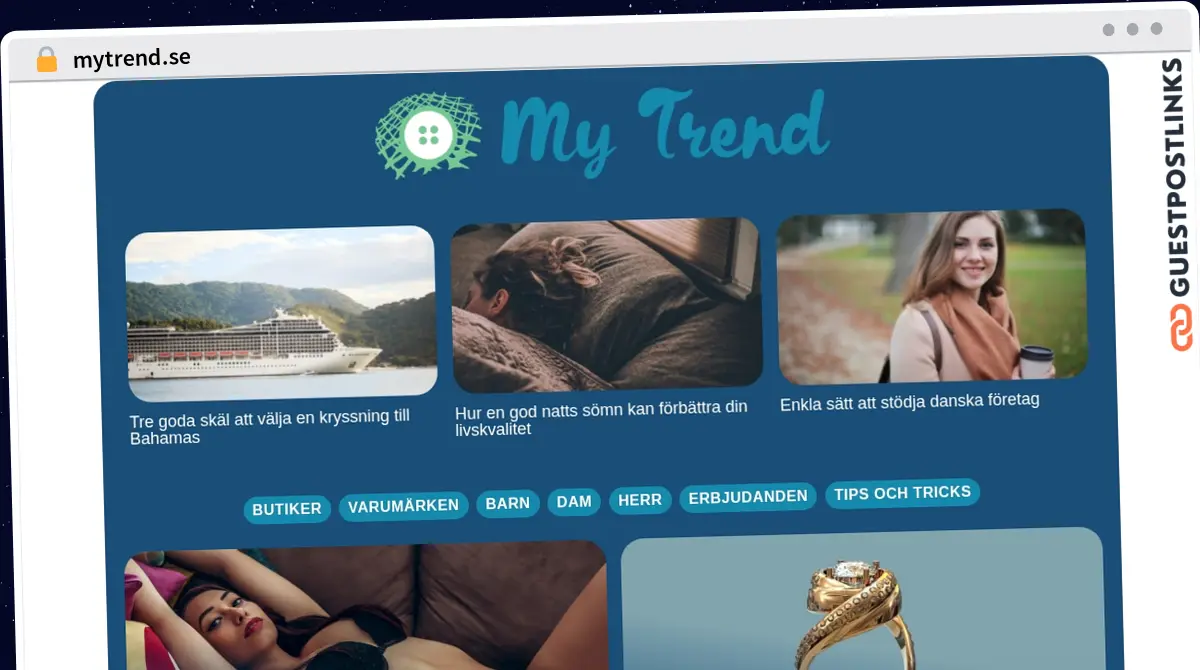 Publish Guest Post on mytrend.se