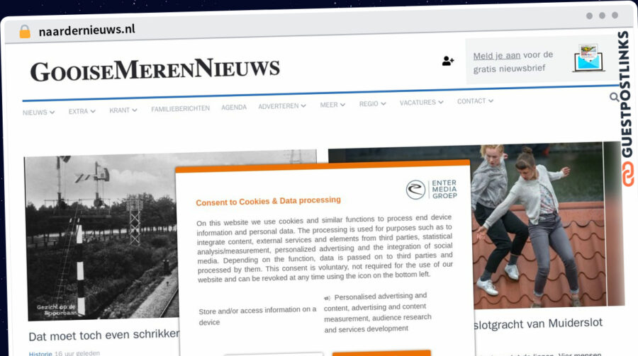 Publish Guest Post on naardernieuws.nl