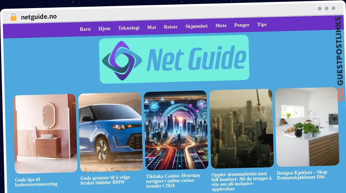 Publish Guest Post on netguide.no