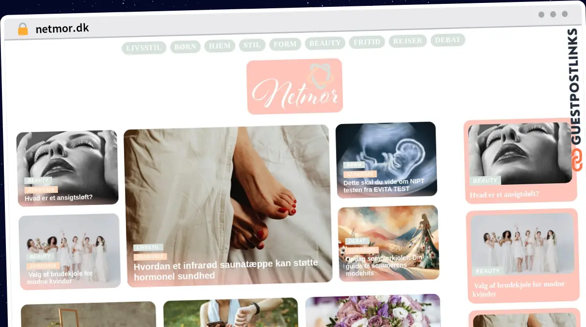 Publish Guest Post on netmor.dk