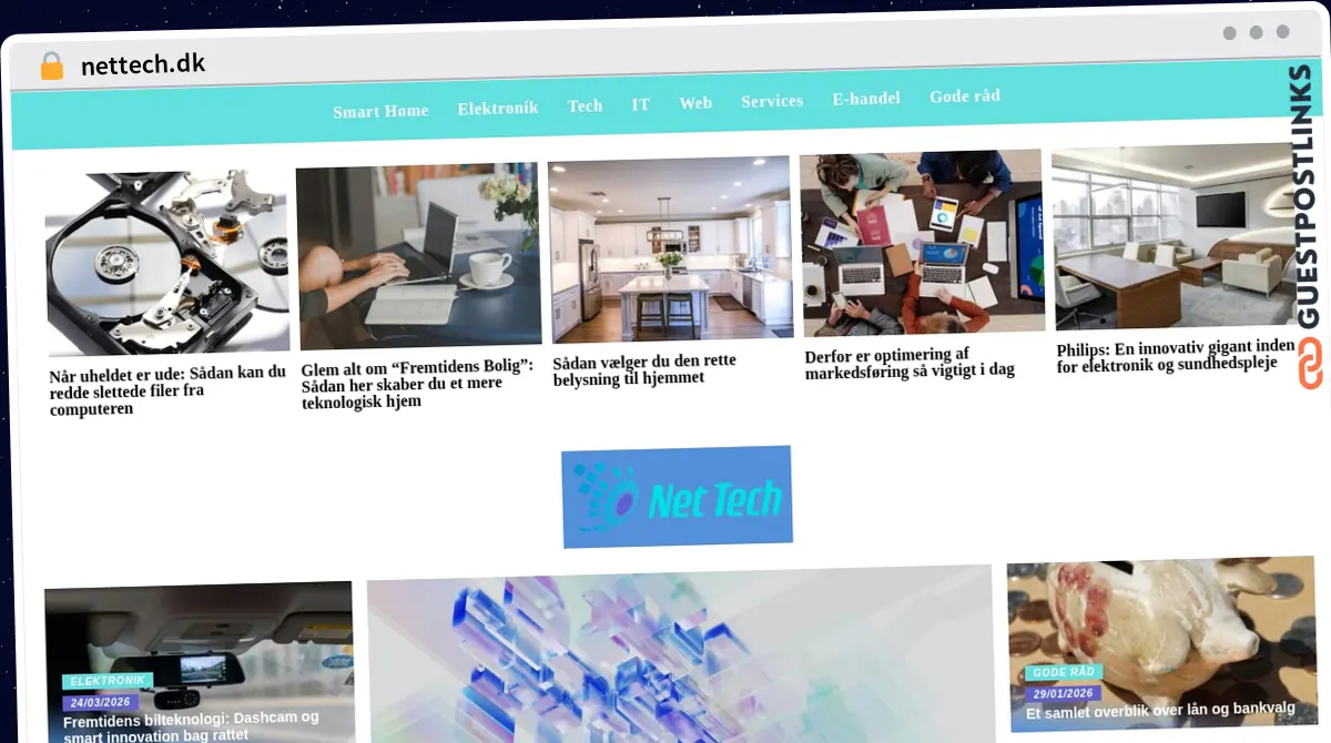 Publish Guest Post on nettech.dk