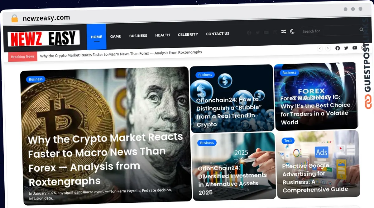 Publish Guest Post on newzeasy.com