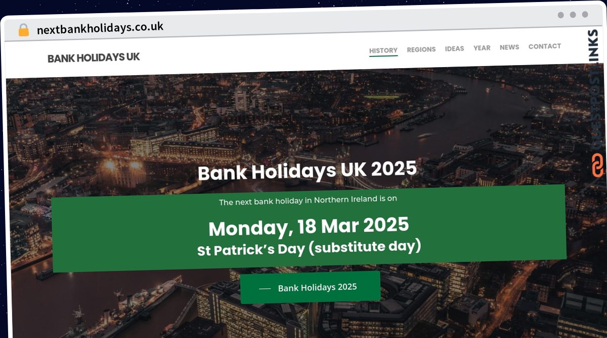 Publish Guest Post on nextbankholidays.co.uk