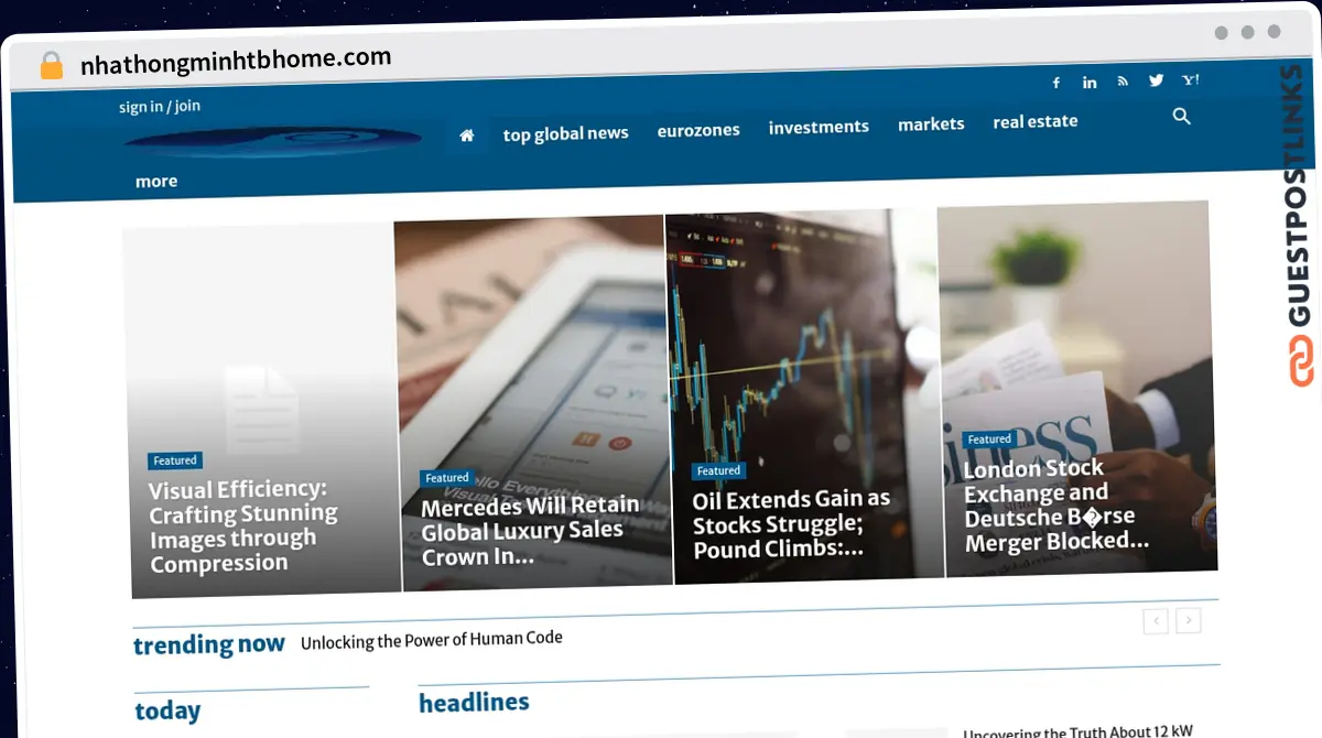 Publish Guest Post on nhathongminhtbhome.com
