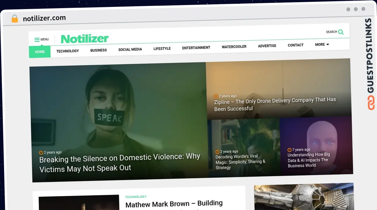 Publish Guest Post on notilizer.com