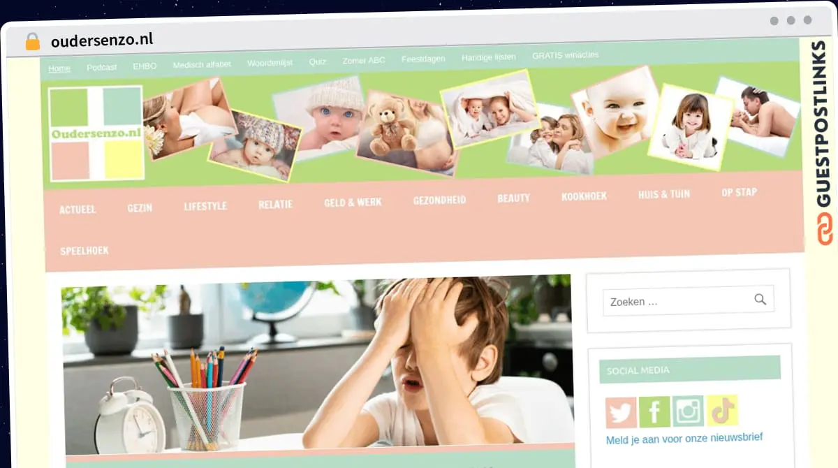 Publish Guest Post on oudersenzo.nl