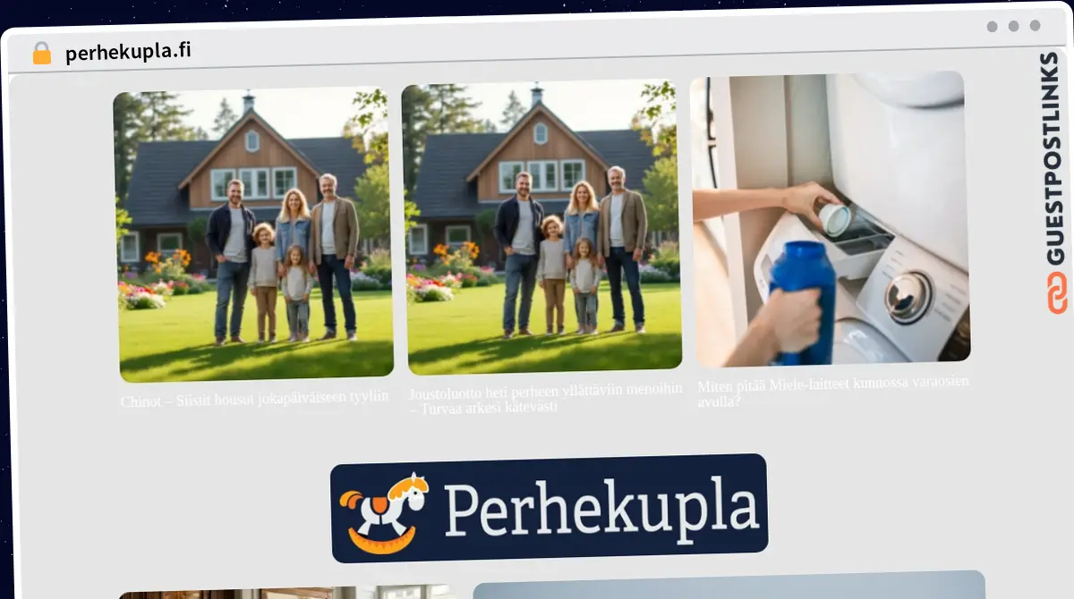 Publish Guest Post on perhekupla.fi