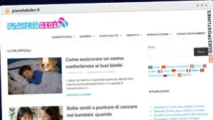 Publish Guest Post on pianetabebe.it