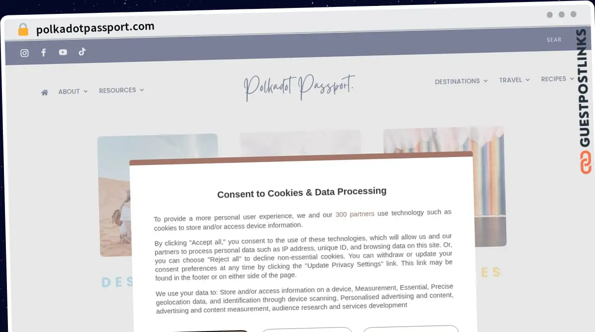 Publish Guest Post on polkadotpassport.com