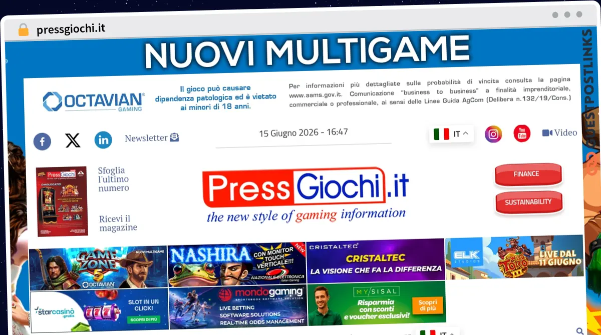 Publish Guest Post on pressgiochi.it