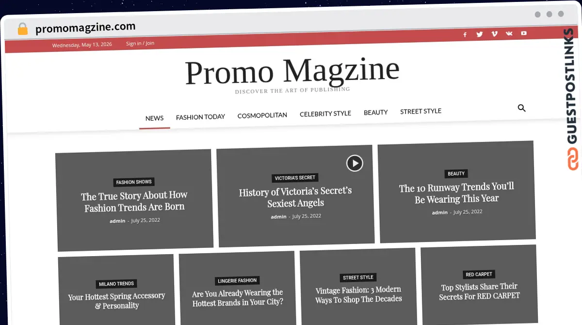 Publish Guest Post on promomagzine.com