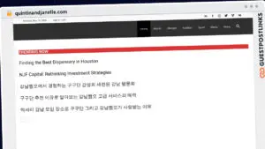 Publish Guest Post on quintinandjanelle.com