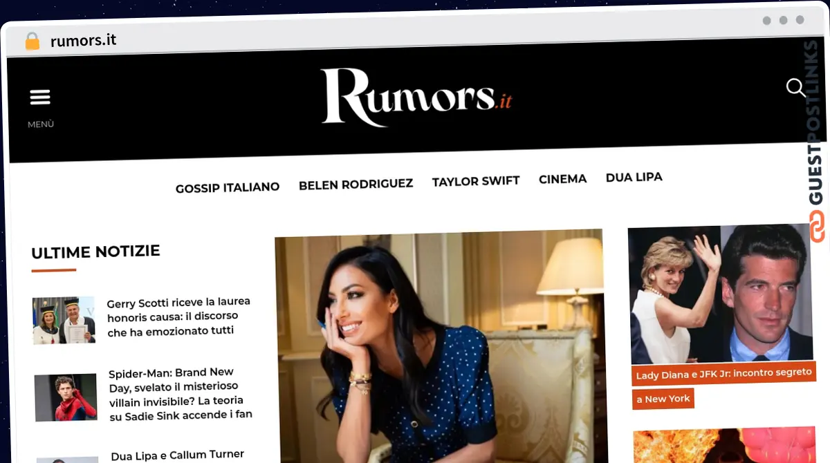 Publish Guest Post on rumors.it