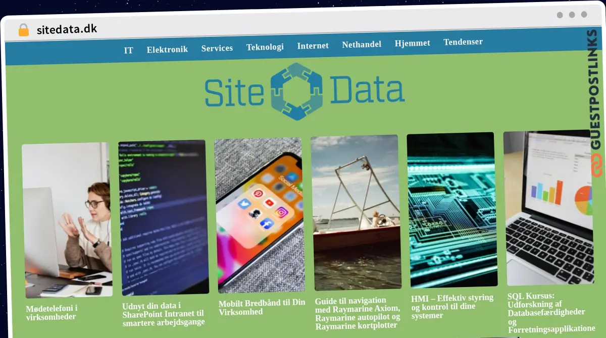 Publish Guest Post on sitedata.dk